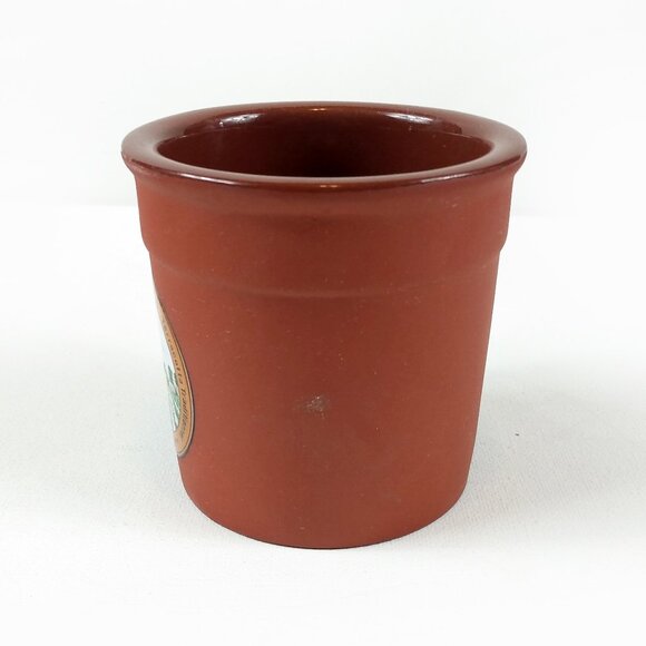 Vintage Hand Painted Terracotta Pot/Spoon-Traditional Terracotta France - Picture 3 of 11